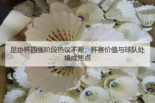 足协杯四强阶段热议不断,杯赛价值与球队处境成焦点